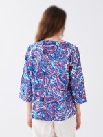 شومیز نخی طرح بته جقه - Image 3