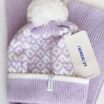 ست شال و کلاه بافت