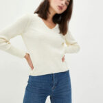 بلوز بافت بیسیک یقه هفت