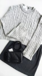 بلوز بافت طرح پیچ السی - Image 6