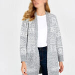 مانتو بافت طرح دونه برف