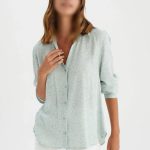 شومیز کرپ نخی دیفکتو