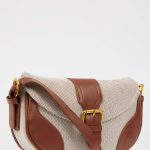 کیف شانه ای کنفی