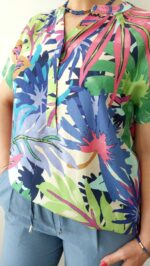 شومیز نخی طرح استوایی - Image 3