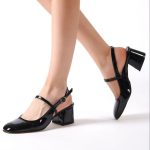 کفش مری جین پاشنه دار