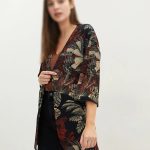 مانتو جلو باز کرپ