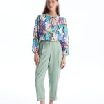 شومیز نخی طرح هاوایی