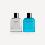 عطر دو قلو مردانه سیلور و بلو اسپریت زارا  ZARA SILVER & Man Blue Spirit