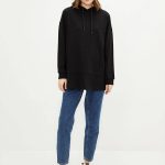 هودی بلند مشکی