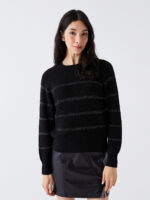 بافت مشکی زری دار