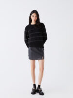 بافت مشکی زری دار - Image 2