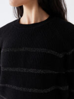 بافت مشکی زری دار - Image 3