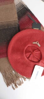 شال دو رو پشمی کوتون - Image 4