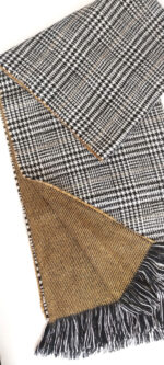 شال دو رو پشمی کوتون