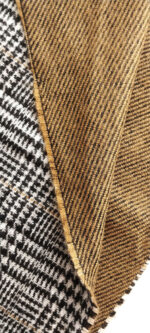 شال دو رو پشمی کوتون - Image 2