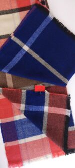 شال دو رو پشمی کوتون