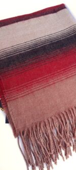 شال دو رو پشمی کوتون - Image 2