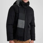 شال مردانه دو رو پشمی دیفکتو