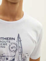 تیشرت مردانه سفید السی - Image 3