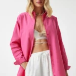 شومیز بیسیک نخی اورسایز