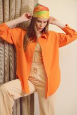 شومیز بیسیک نخی اورسایز