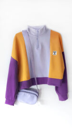 دورس نیم زیپ پشت پنبه ای - Image 4