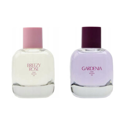 عطر دو قلو زنانه زارا گاردنیا و بریزی رز Zara Breezy Rose & Gardenia