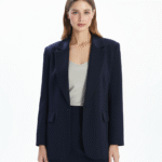 کت آستر دار سورمه ای