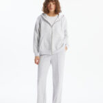 شلوار گرمکن واید لگ پشت پنبه