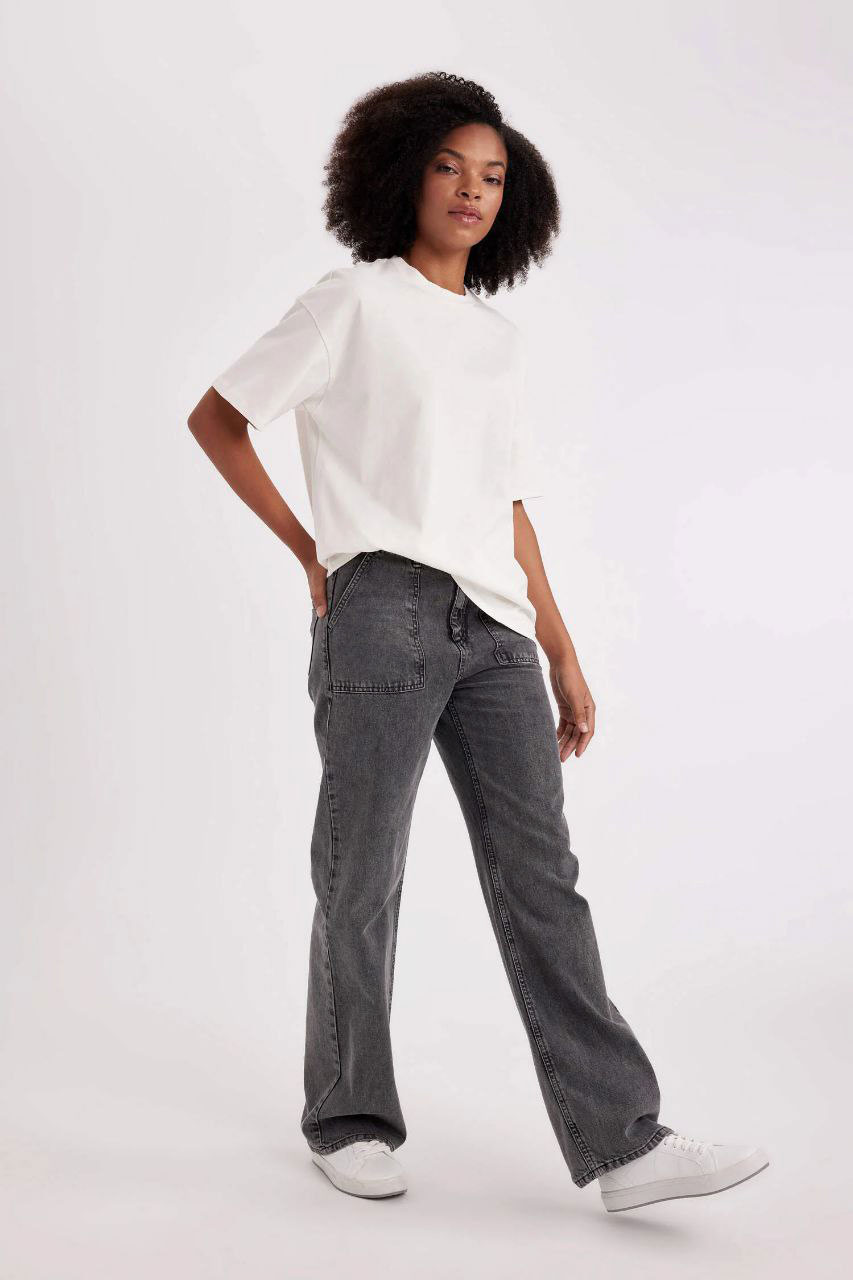 5839396068188603421 شلوار جین واید لگ دیفکتو - Image 1