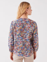 شومیز نخی گلدار - Image 3