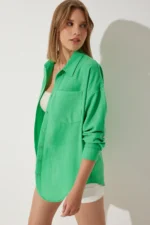 شومیز بیسیک نخی اورسایز - Image 3